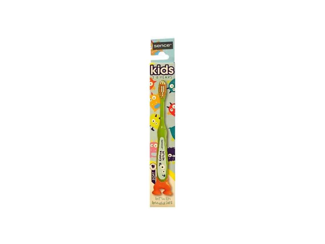 Cepillo de dientes infantil Sence Bauty Soft Green (3 a 8 años)