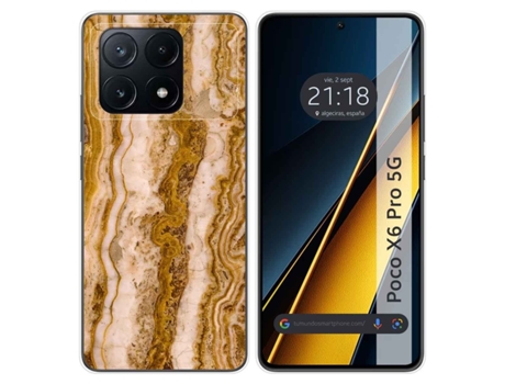 Funda Silicona para Xiaomi Poco X6 Pro 5G diseño Mármol 10 Dibujos TUMUNDOSMARTPHONE