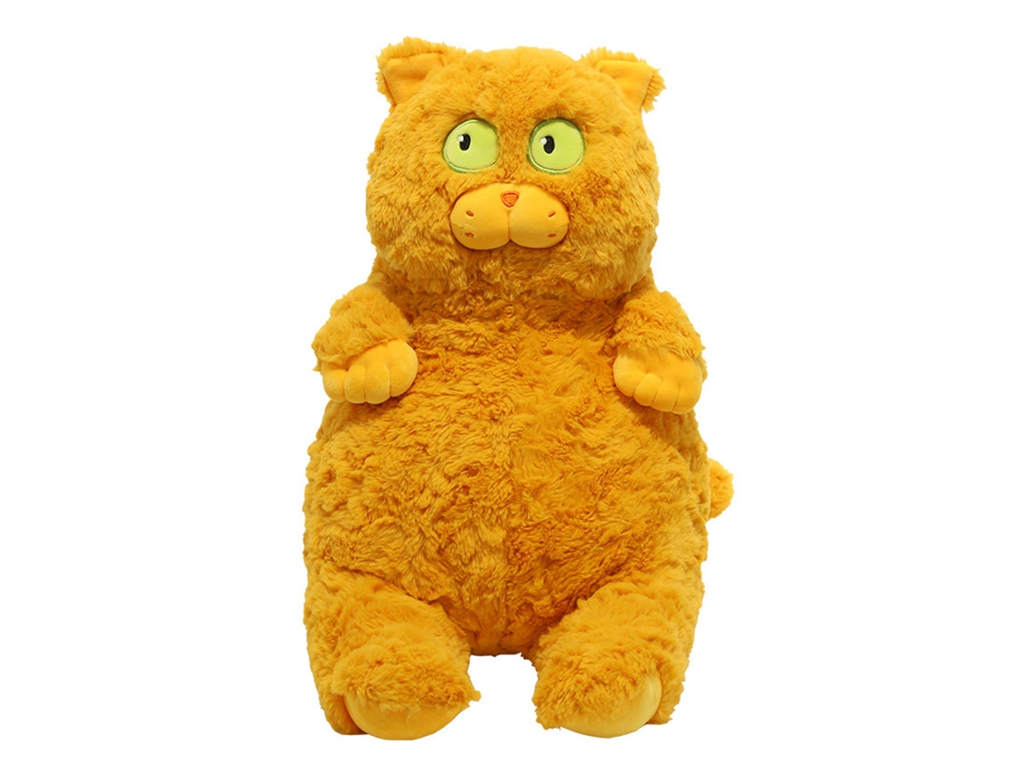 Suave Peluche De Gato, Lindo Y Agradable Para La Piel, Cojín De Peluche Marrón Para Dormir En Casa.