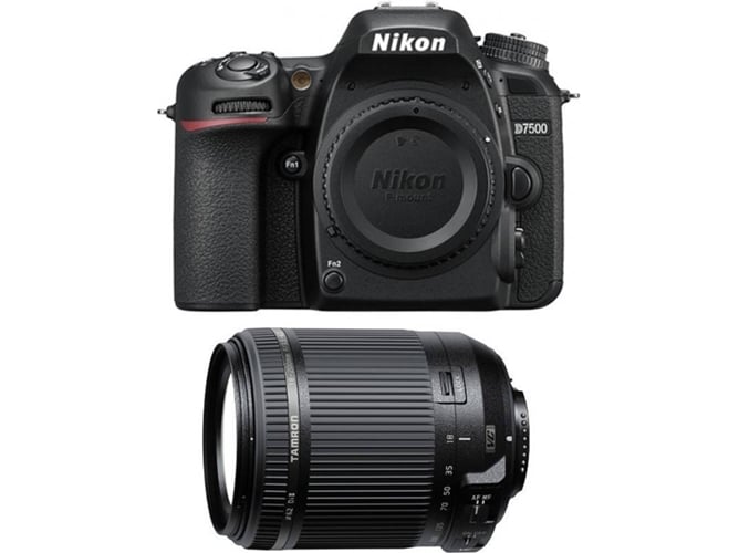 Kit Cámara Réflex NIKON D7500 + Tamron 18-200 VC