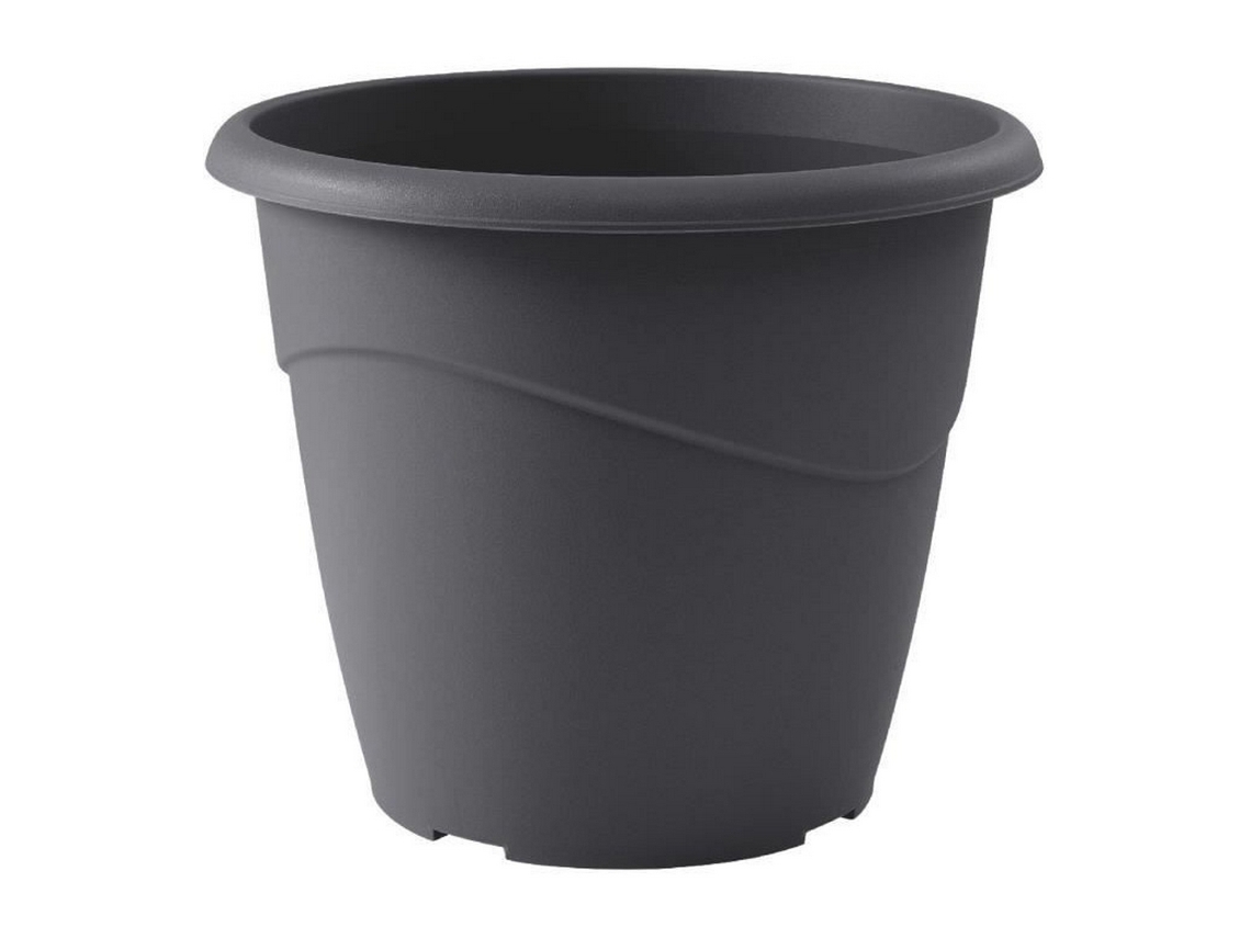 Maceta EDA Marina Redondo Gris oscuro Polipropileno (Ø 40 x 33,7 cm)