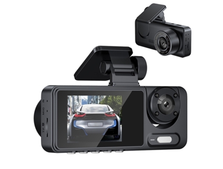 3 cámaras Dash Cam Espejo retrovisor transparente para automóvil en varios idiomas (sin WiFi) #1