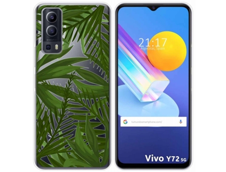 Carcasa Vivo Y52 5G TUMUNDOSMARTPHONE Dibujos Transparente Multicolor