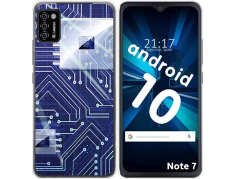 Carcasa Cubot Note 7 TUMUNDOSMARTPHONE Circuito Multicolor