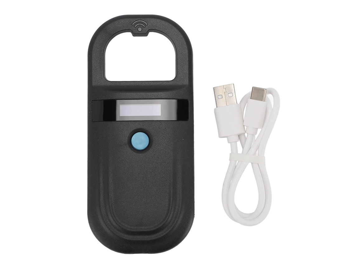 Leitor De Microchip Para Pets Portátil Com Leitura De Duas Frequências E Interface Usb Para Cães E Gatos
