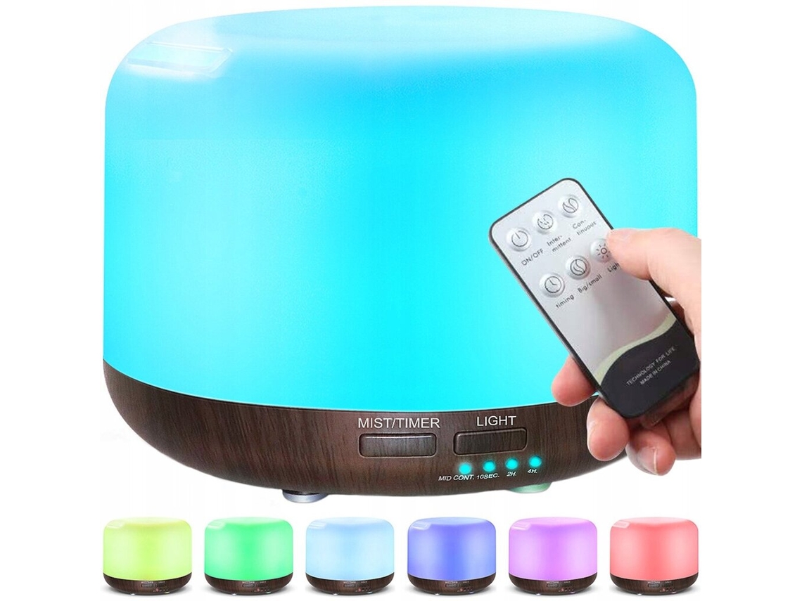 Humidificador Y Difusor De Aromas, Con Iluminación Led