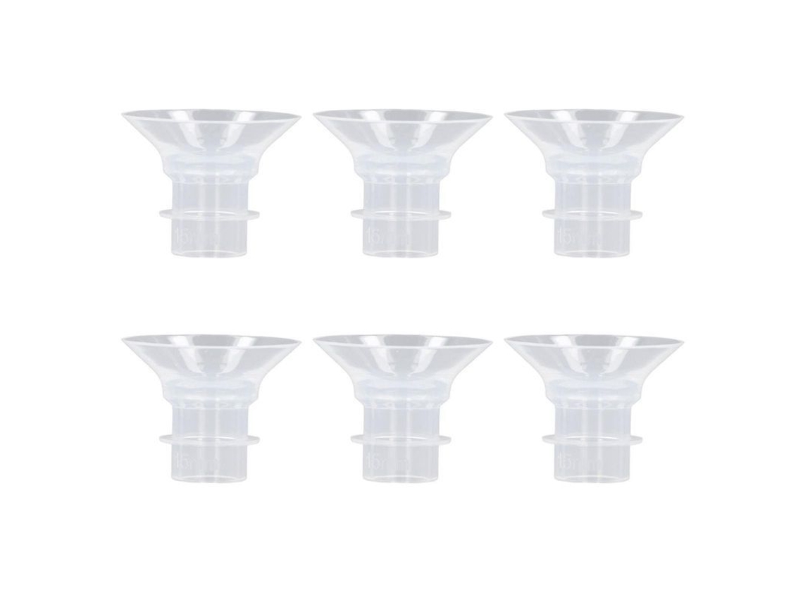 6 Insertos De Brida Para Extractor De Leche Portátil Spectra Wearable Con Protectores De 24 Mm