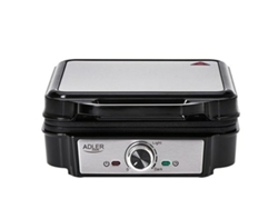Gofrera ADLER AD 3083 Negro Plateado 1800 W
