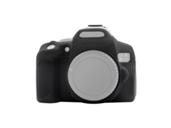 Funda protectora de silicona suave para Canon Eos 850d negra Zruxe