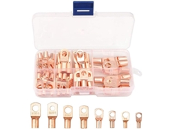 60 Terminales De Anillo De Crimpado, Conectores De Cobre Estañado, Terminales De Crimpado Para Cables De Cobre
