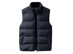 2026-chaleco Acolchado Casual Outdoor Para Hombre Con Cuello Alto Mystdiy