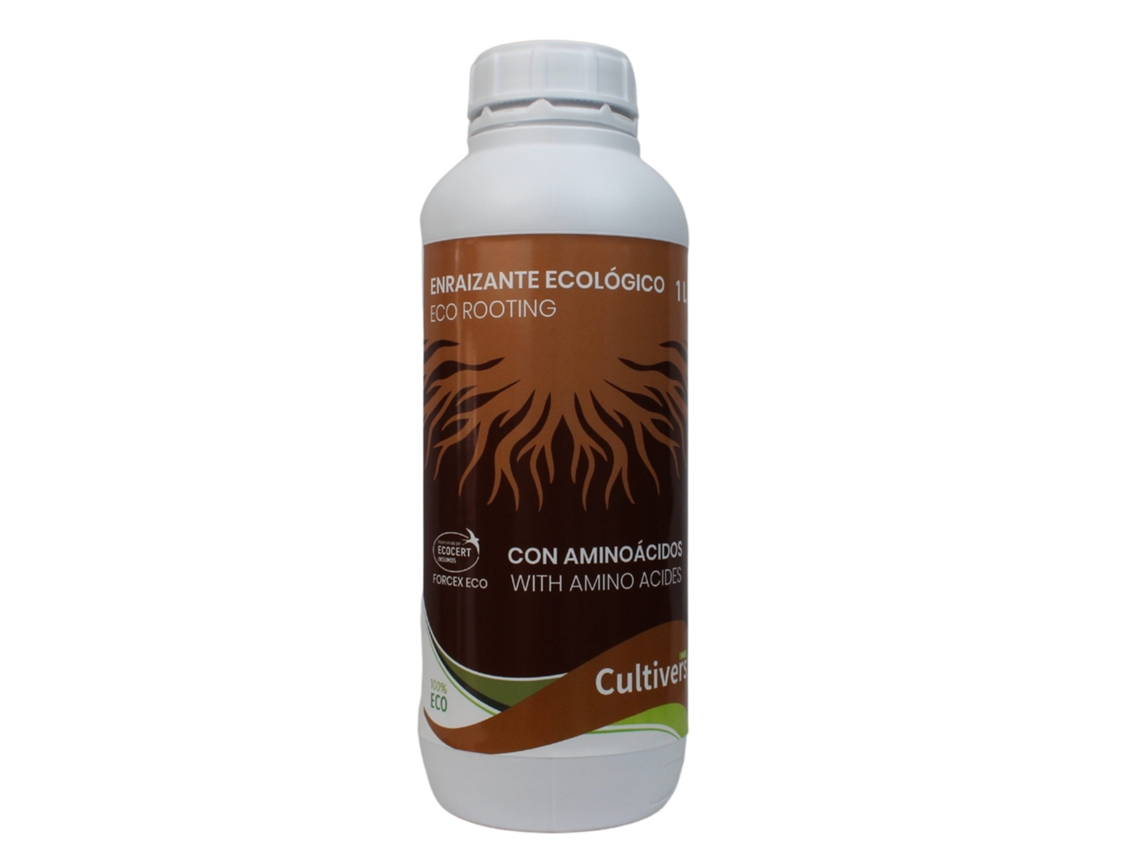CULTIVERS Enraizante Líquido Ecológico 1 L con hormonas de enraizamiento naturales para esquejes, árboles, plantas y transplantes