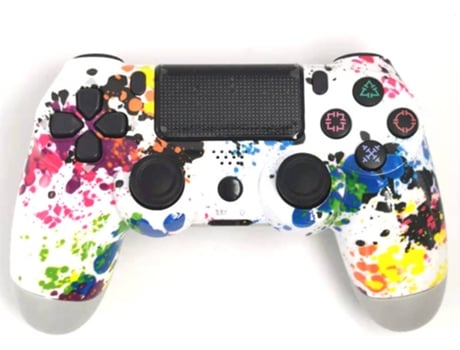 VPMKP - Mando KLACK compatible con PS4 PKLACKS4 (Bluetooth - Inalámbrico - Blanco Colorido)