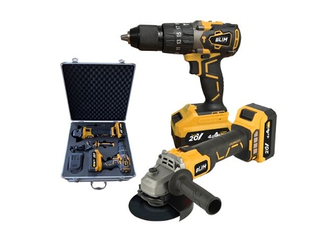 Batería Radial 20V 4Ah Diámetro Disco 115Mm Percutor Taladro BLIM