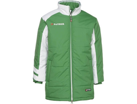 Chaqueta PATRICK Acolchada Victory (Verde y Blanco - S)