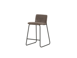 Banco Bar FURNLUX Bisbee Cinzaescuro Metal 41X50X84 Cm