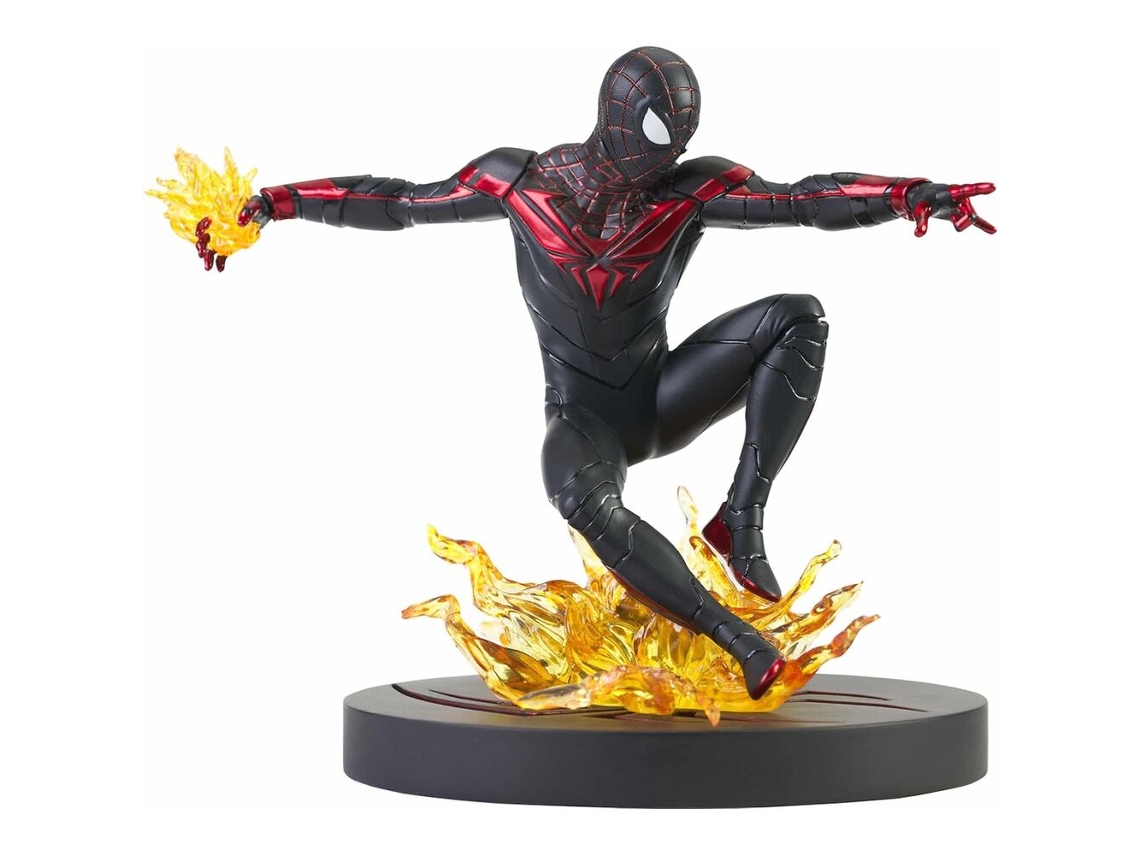 Galería de cómics de Marvel Spider-Man Ps5 Figura Miles Morales 18cm B.active