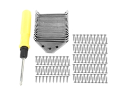 Conectores de esquina móviles de acero inoxidable, 20 unidades