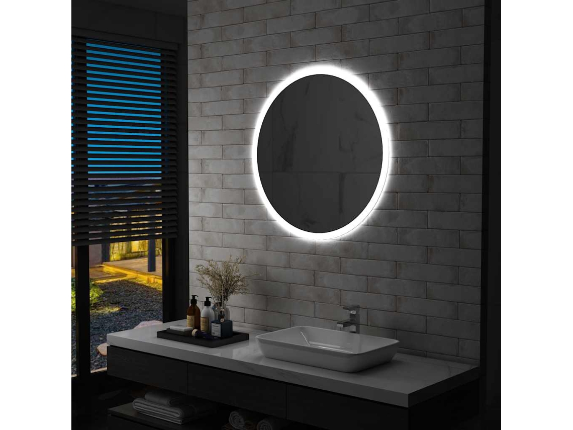 Espejo De Baño Con Led 80 Cm