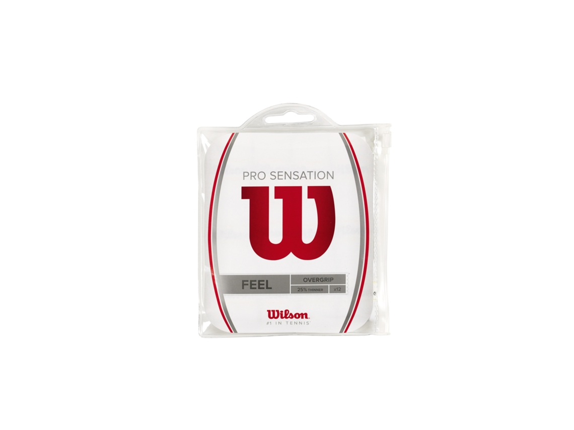 Juego de 12 sobregrips de tenis WILSON Pro Sensation