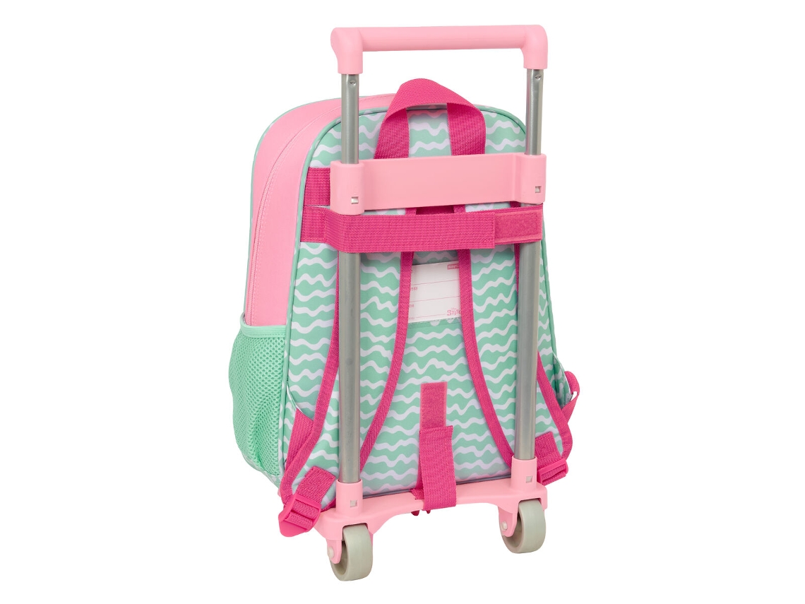 Mochila escolar con diseño de helado de Lilo y Stitch (rosa)