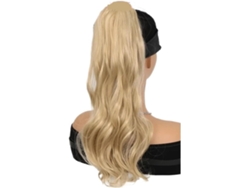 Moño, extensiones de cabello, tiara sintética, cabello largo rizado con clip, peluca con coleta SFUSHOS