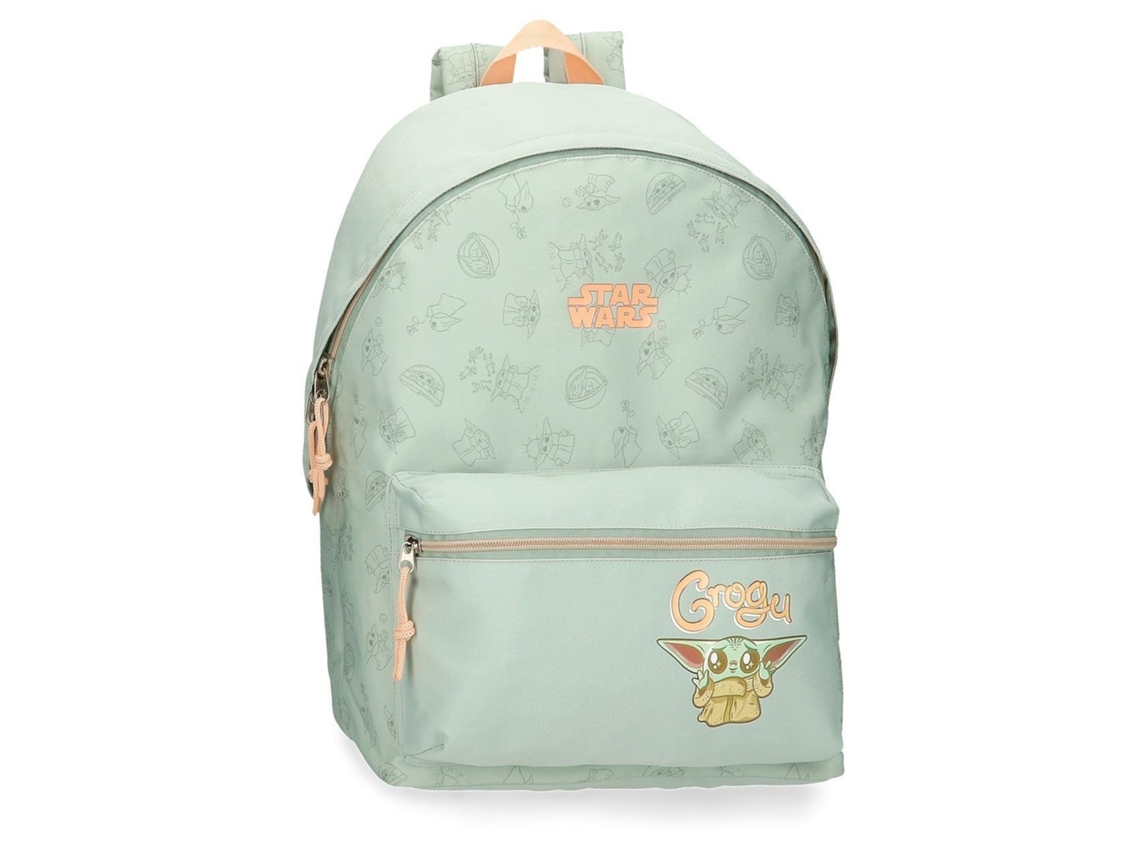STAR WARS Mochila Escolar Poliéster Grogu Verde