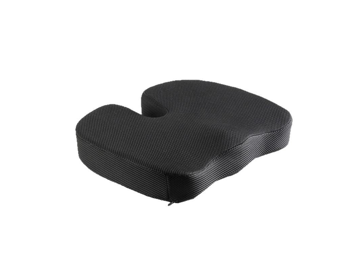 Cojín De Espuma Viscoelástica Transpirable Para Silla De Oficina, Alivia El Dolor De Coxis, Negro Gertiz