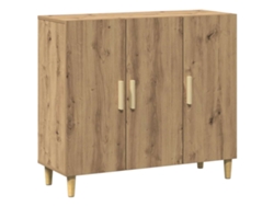 Maison Exclusive - Aparador De Madera De Ingeniería Roble Artisan 90x34x80 Cm