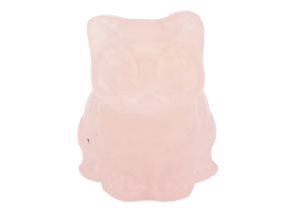 Estatua De Gato De Cristal, Figura De Gatito De La Suerte Sentado, Decoración De Mesa, Cuarzo Rosa
