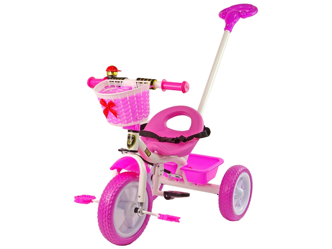 Triciclo de baloncesto rosa Pro100 con ruedas de EVA B.active