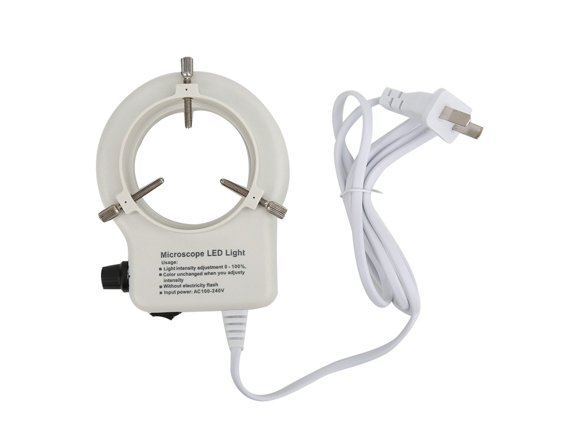 Anillo De Luz Led Ajustable De 56 Led Para Microscopios Estereoscópicos Y Cámaras Con Iluminación Uniforme, 5 W, 6500-7000 K