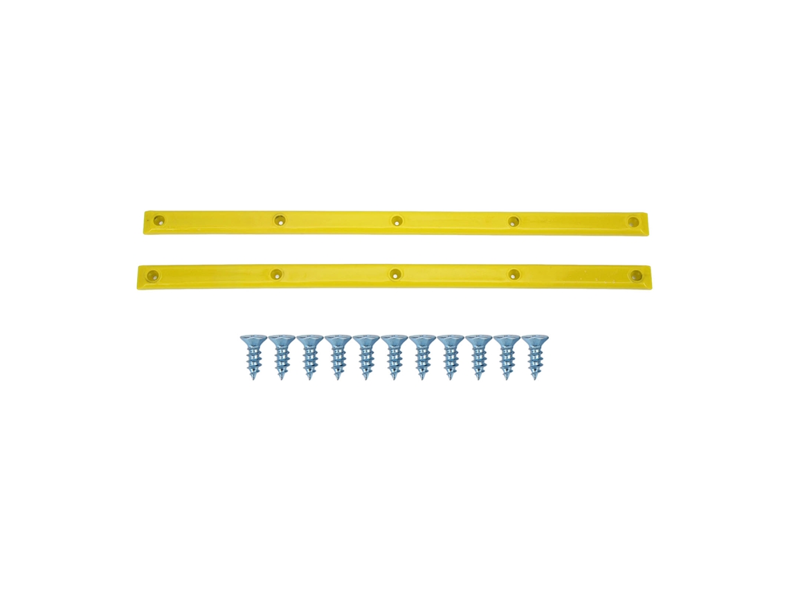 Rails Rib Bones Para Longboard Resistente Al Desgaste Durable Estable Flexible Con Apariencia Brillante Amarillo