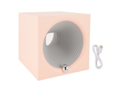 Luz Noturna Com Alto-falante Bt Multifuncional Lâmpada De Mesada Ambiente Para Quarto Decoração Rosê
