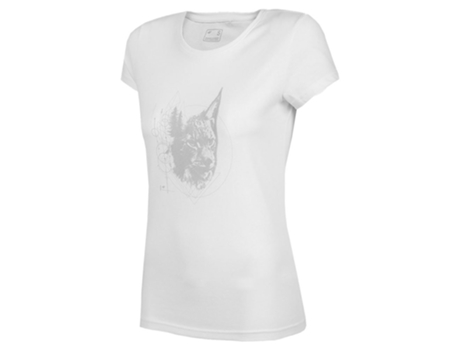 Camiseta de Mujer 4F Corta Tsd Montaña (S)