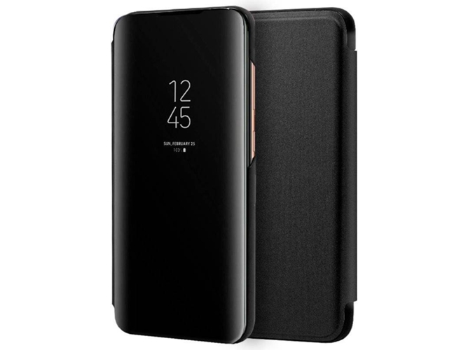 Funda Samsung Galaxy A70 COOL Clear View Negro