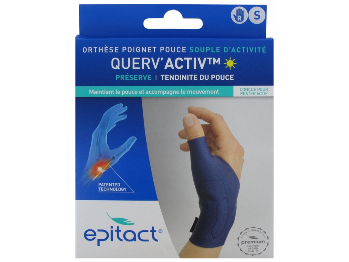 Ortesis Blanda de Muñeca Y Pulgar Querv'Activ Tamaño : S EPITACT