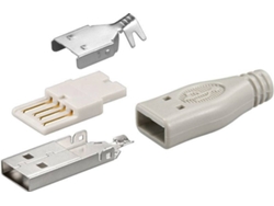 Cable USB GOOBAY (USB - USB - Gris)
