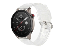Pulsera transparente de TPU brillante con diamantes para For Honor Magic Watch2, 46 mm x 22 mm.