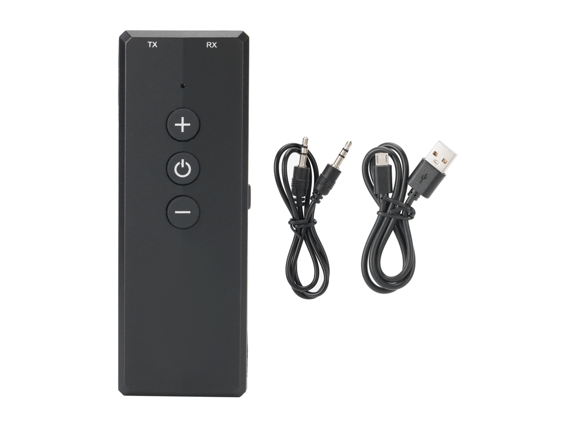 Adaptador Bluetooth 5.0 Transmissor Receptor 3 Em 1 Áudio Sem Fio 3.5mm Aux Para Tv Pc Carro