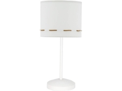 Lámpara de Mesa FABRILAMP Trazos (Marrón - E14 - Máx. 40W - Tela)