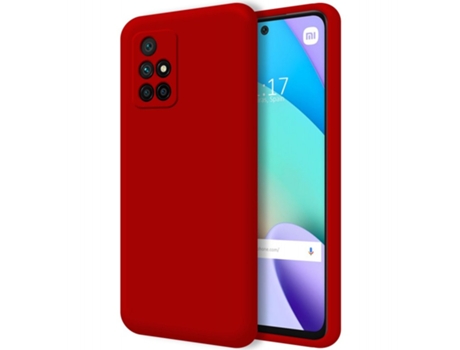 Carcasa Xiaomi Redmi 10 TUMUNDOSMARTPHONE Silicona Líquida Rojo