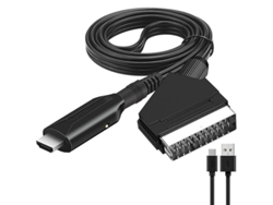 2026-conversor Scart A Hdmi Adaptador Audio Video Para Tv Dvd Reproductores Ps3 Pal Ntsc 720p 1080p