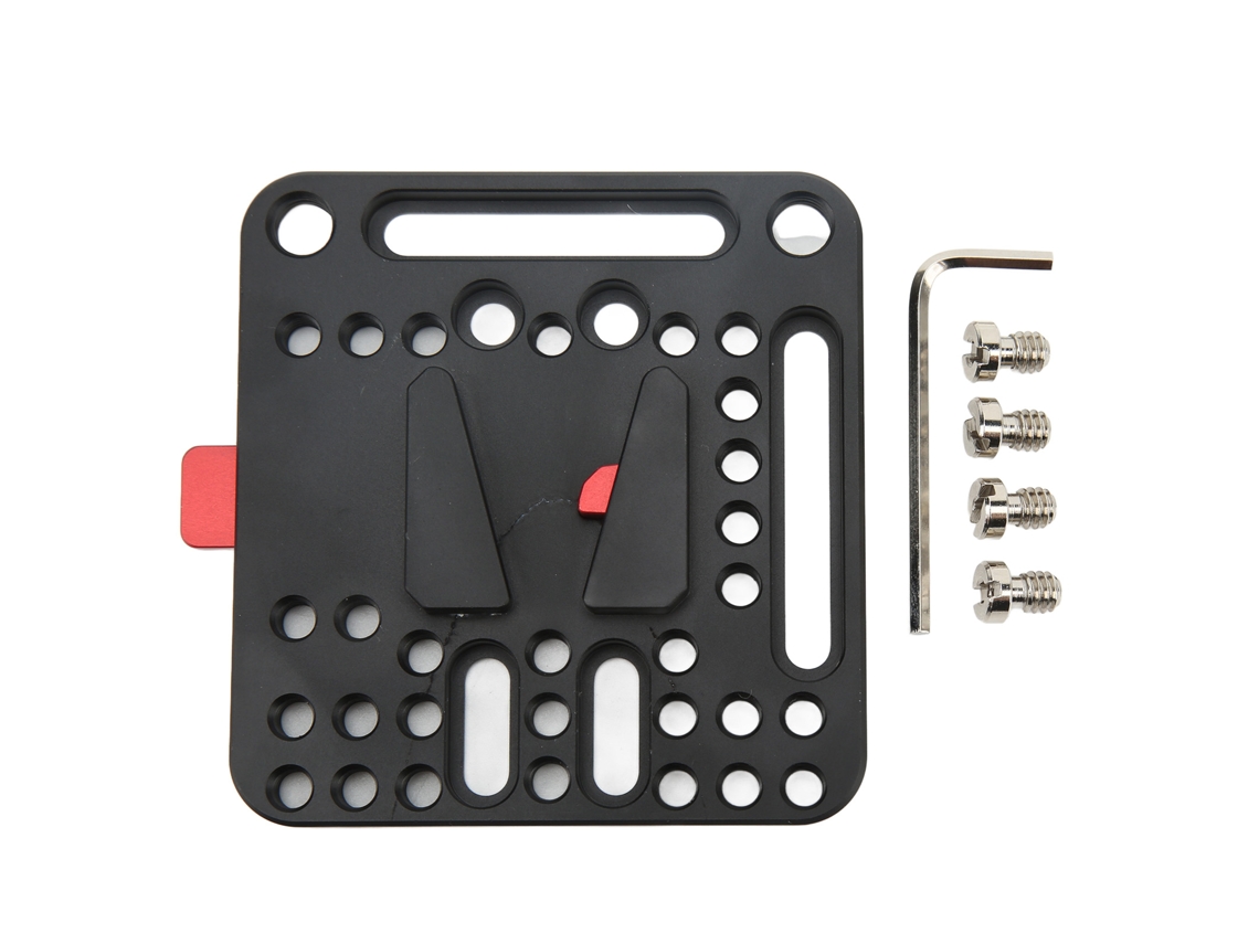 2026yncm-placa De Batería V Mount Lock, Placa De Rapida Liberación V Lock Para Fotografía Y Vídeo