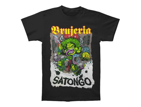Camiseta ROCKINSTONE Brujeria Satongo Parte Hombre (M)