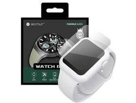 Protector Cristal Templado Apple Apple Watch Series 7 41 mm BESTSUIT Flexible
