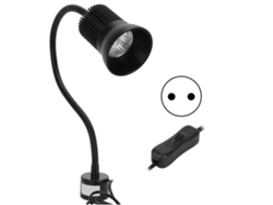 2026-lámpara Led De Trabajo 7w Con Base Magnética Y Cuello Flexible Para Máquina De Coser, Cnc Y Tornos, Enchufe Eu 110-220v