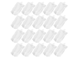 Bolsas reutilizables para bebidas, tipo bolsa, plegables, aptas para alimentos, ideales para la pesca, 250 ml, paquete de 50. GOKOCO
