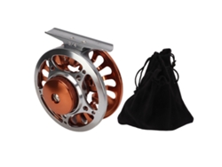 2026rebe-molinete De Pesca Con Mosca 3 Rodamientos Ajustable Cnc 3/4 Color Negro Y Plata Para Pesca Al Aire Libre