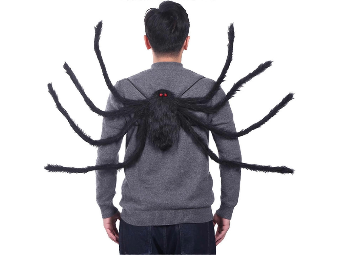 Rebe-mochila Traje De Araña Adulto Para Halloween Con Piernas De Peluche Divertidas Y Horrorosas
